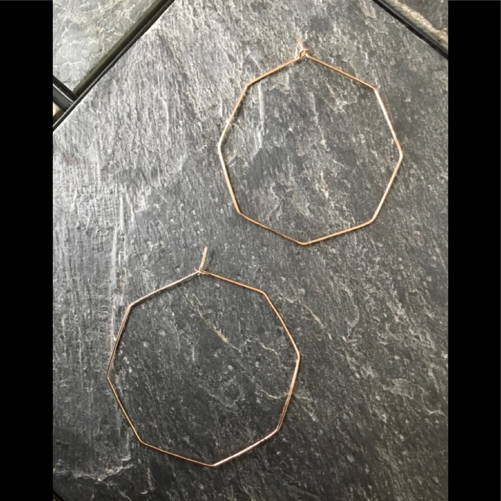 Brass earrings